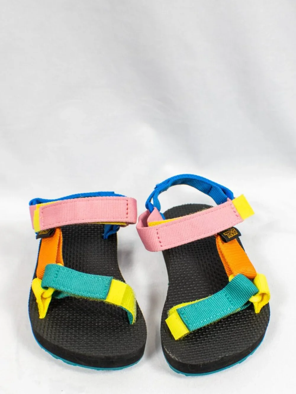 Teva Original Universal Multi Color Block Strappy Sport Sandals Size 6